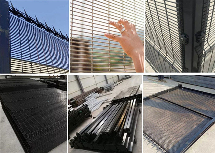 Industrial  Welded Mesh Fencing With 4mm Wire Diameter And Wire Mesh Fence Panels With Gates