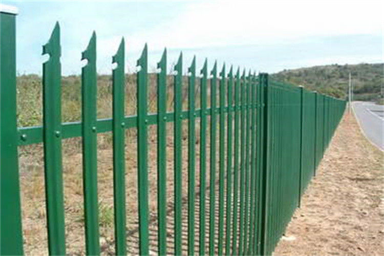 Powder Coated Security Palisade Fence For Home Fence For Europe